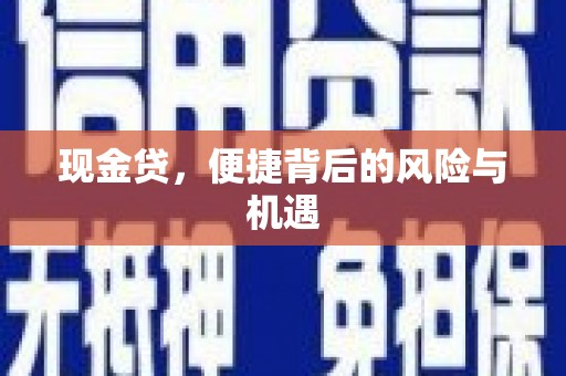 永修现金贷，便捷背后的风险与机遇