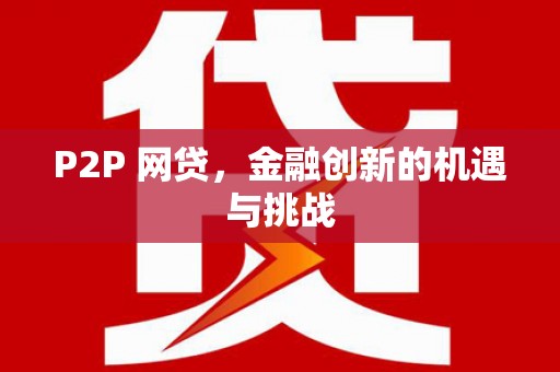 永修P2P 网贷，金融创新的机遇与挑战