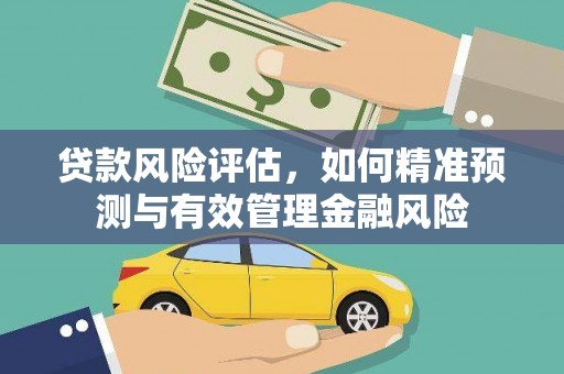 永修贷款风险评估，如何精准预测与有效管理金融风险