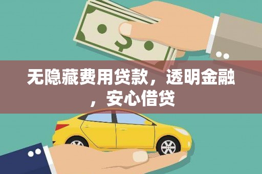 永修无隐藏费用贷款，透明金融，安心借贷