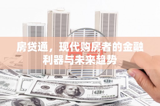 永修房贷通，现代购房者的金融利器与未来趋势