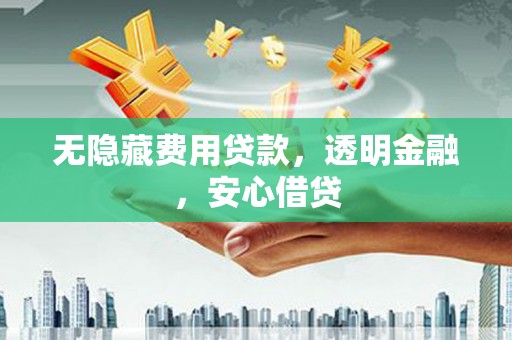 永修无隐藏费用贷款，透明金融，安心借贷