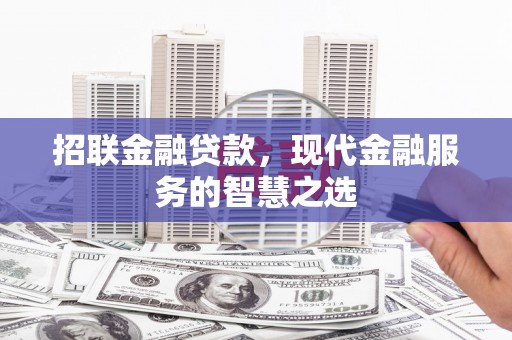 永修招联金融贷款，现代金融服务的智慧之选