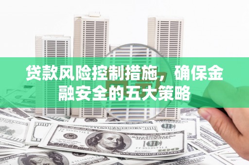 永修贷款风险控制措施，确保金融安全的五大策略