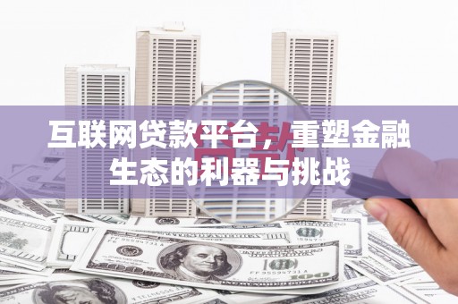 永修互联网贷款平台，重塑金融生态的利器与挑战