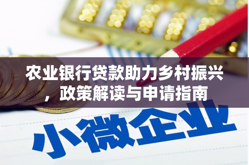 永修农业银行贷款助力乡村振兴，政策解读与申请指南