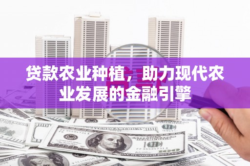 永修贷款农业种植，助力现代农业发展的金融引擎