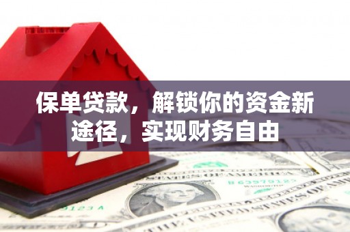 永修保单贷款，解锁你的资金新途径，实现财务自由