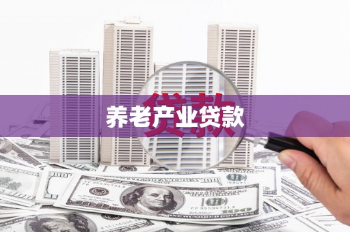 永修养老产业贷款