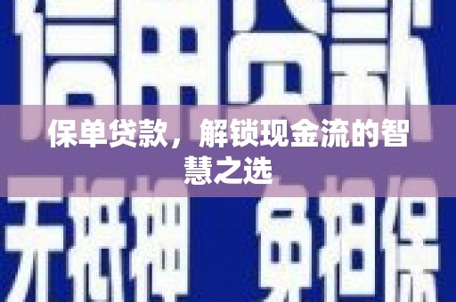 永修保单贷款，解锁现金流的智慧之选