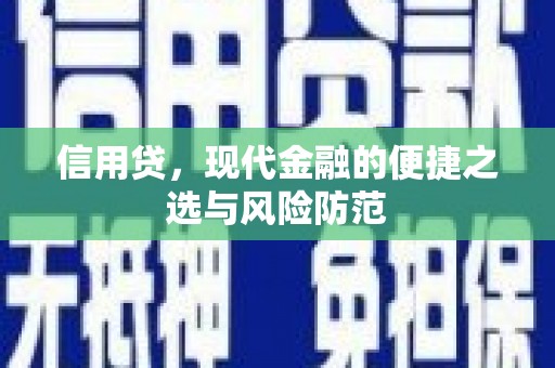 永修信用贷，现代金融的便捷之选与风险防范