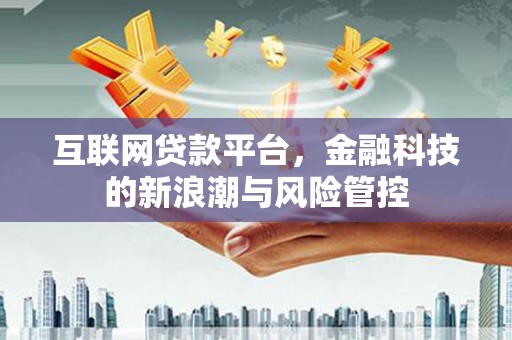 永修互联网贷款平台，金融科技的新浪潮与风险管控