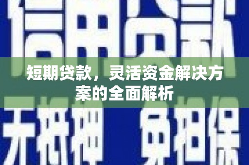 永修短期贷款，灵活资金解决方案的全面解析