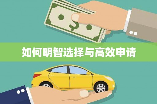 永修如何明智选择与高效申请