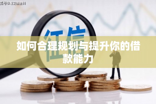 永修如何合理规划与提升你的借款能力