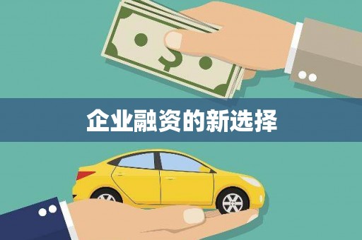 永修企业融资的新选择