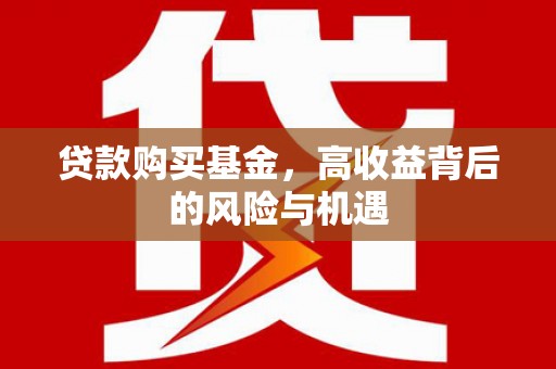 永修贷款购买基金，高收益背后的风险与机遇